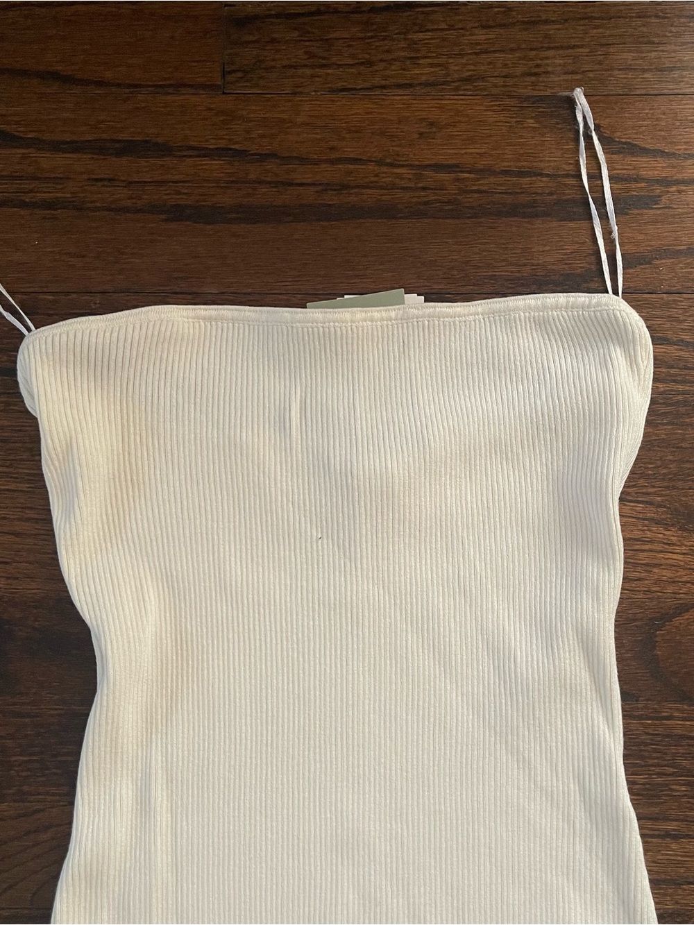 H&M White Ribbed Slip Dress - Picture 3 of 4